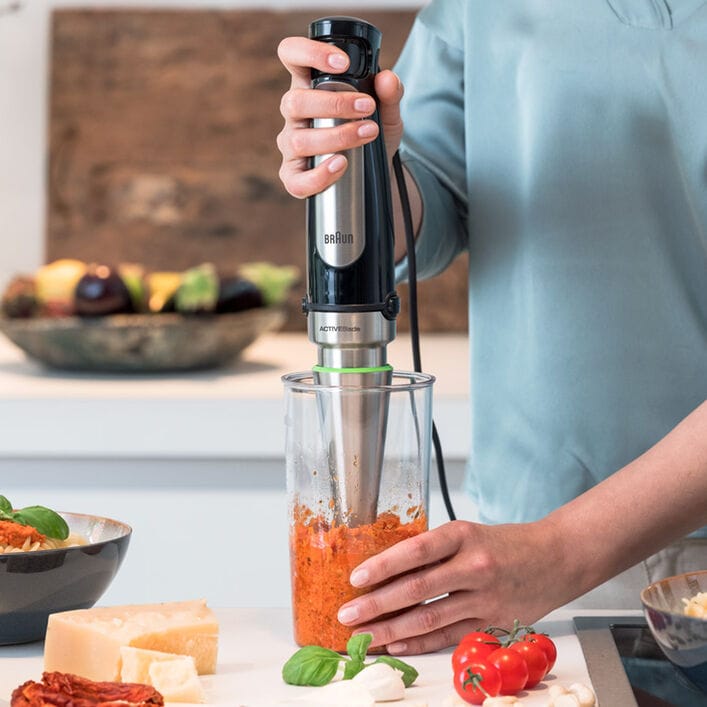 Braun Multiquick 7 Hand Blender- One squeeze. All speeds