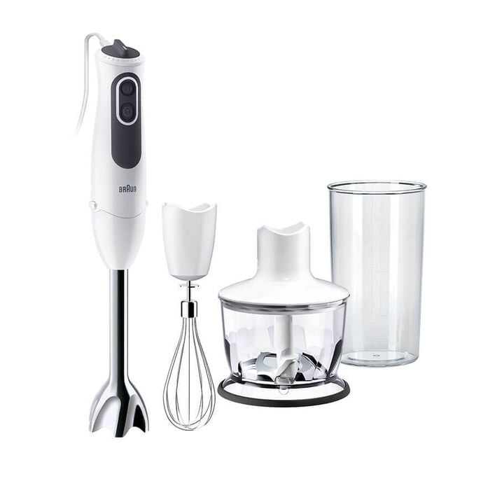 Braun Minipimer 3 Vario MQ3135BK hand blender, 11 speeds, 600 ml measuring  cup, 500 ml picator