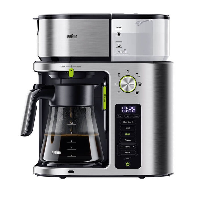 Coffee Maker with Grinder Built in, SESSLIFE Expresso Coffee Machine  Produce 4 Kinds Coffee Drinks and Automatic Cleaning, TE1132 