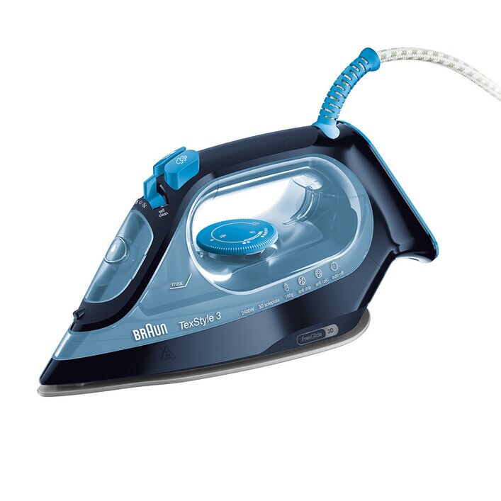 TexStyle 3 Steam Iron SI 3050 Blue | Braun International