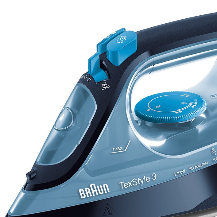 TexStyle 3 Steam Iron SI 3050 Blue Detail1