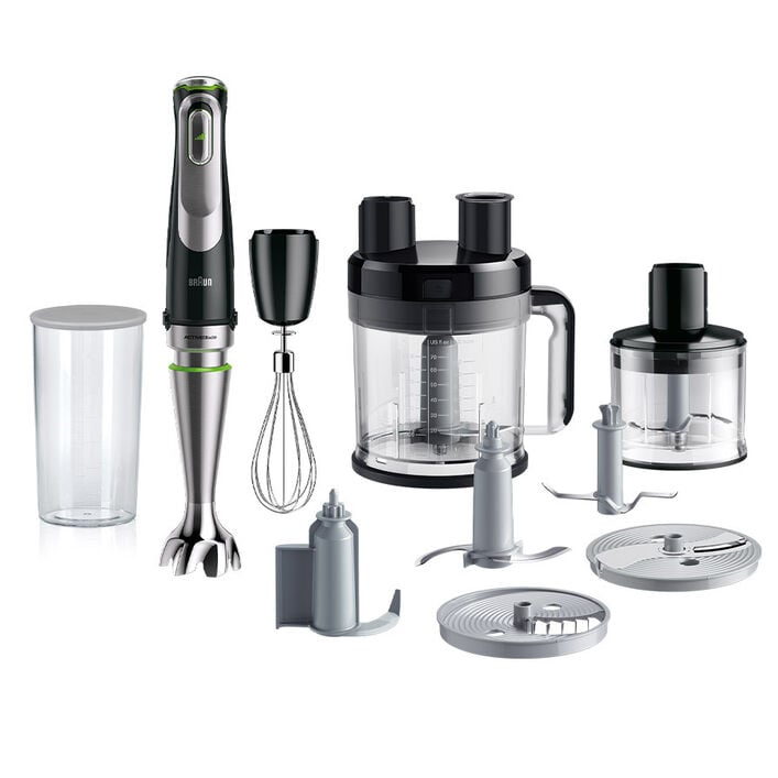 ▷ Braun MultiQuick 9 MQ 9175 XL 0,6 L Batidora de inmersión 1200 W Negro,  Acero inoxidable