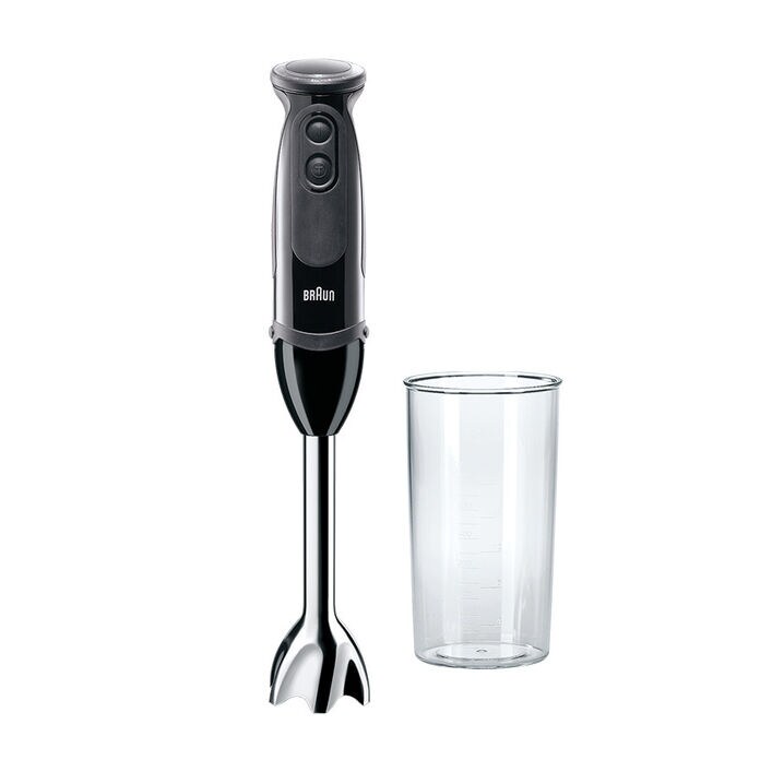 Braun 5-Speed Black 700-Watt Immersion Blender with Accessory Jar at