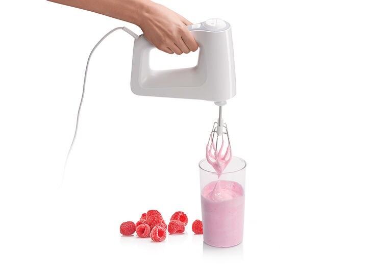 Braun Minipimer 3 Vario MQ3100WH Smoothie - Batidora de Mano de 750W con  Brazo de Metal, 11 Velocidades, Protección Antisalpicaduras, Powerbell  Plus, Vaso Medidor de 600 ml, Color Blanco : : Hogar y cocina