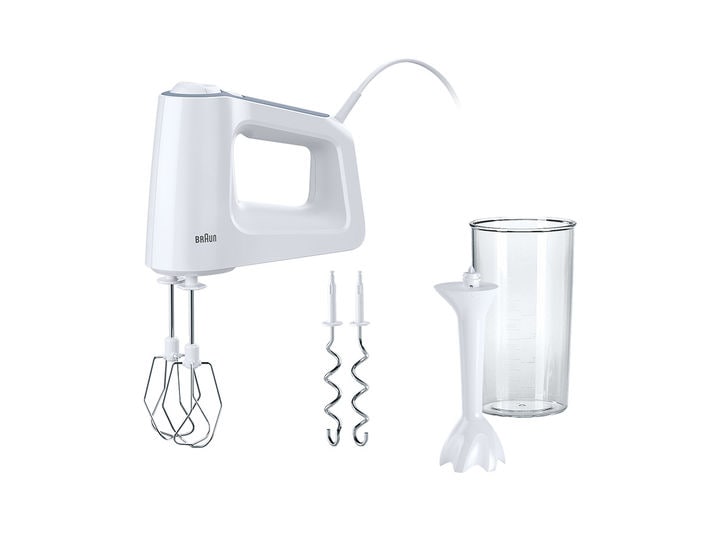 Braun MQ 3105B Hand Mixer with Accessories 750W Clear One Size / EU Plug