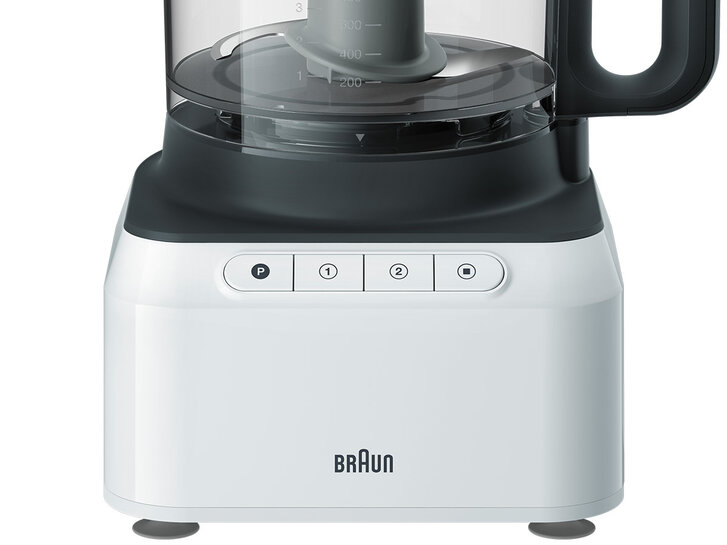 Braun Food Processor 600W White – FP-3030 – Wireless Electric Online Store