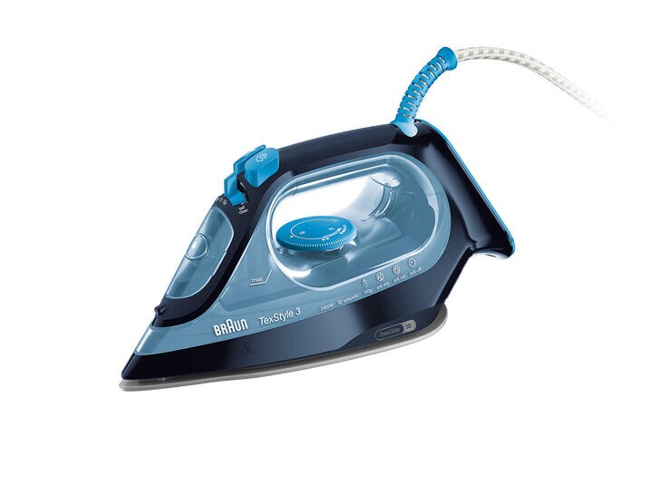 TexStyle 3 Steam Iron SI 3050 Blue Main