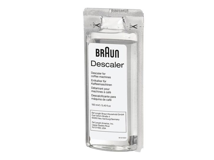 Braun on sale descaling solution