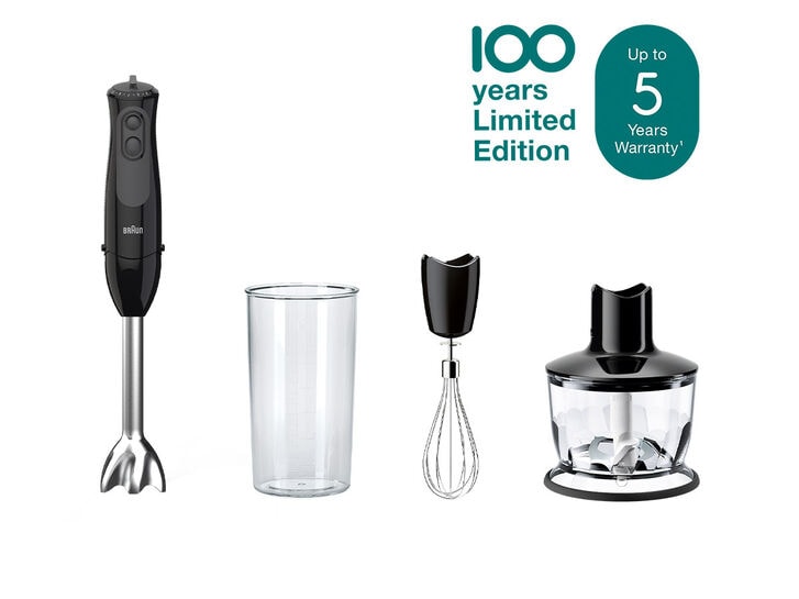 Braun Minipimer 3 Vario Mq3135bk Hand Blender, 11 Speeds, 600 Ml