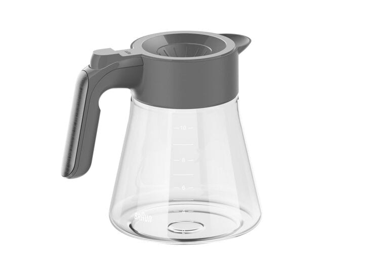 Braun Glass MultiServe Carafe-Grey-10-Cup-BRSC009 Main