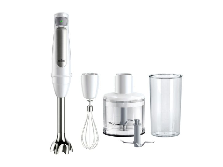 DeLonghi MultiQuick 7 Hand Blender in Black and Stainless Steel