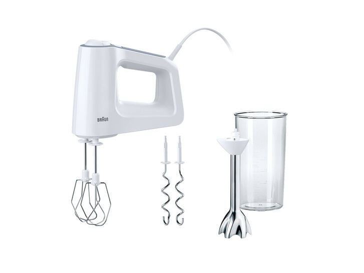 Braun Multimix 3 HM3135 WH Hand Mixer Blender Chopper, 220V (Not for  USA),White