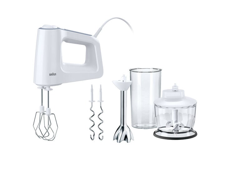  Braun Multimix 3 HM3135 WH Hand Mixer Blender Chopper, 220V  (Not for USA),White: Home & Kitchen