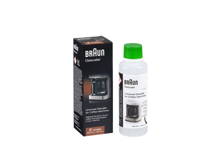 Coffee Maker Descaling Solution 200ml BRSC013 Braun US