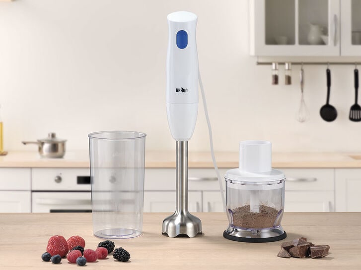 Buy Braun HB101AI-MQ10.201MWH Hand-held blender 450 W BPA-free, with blender  attachment White