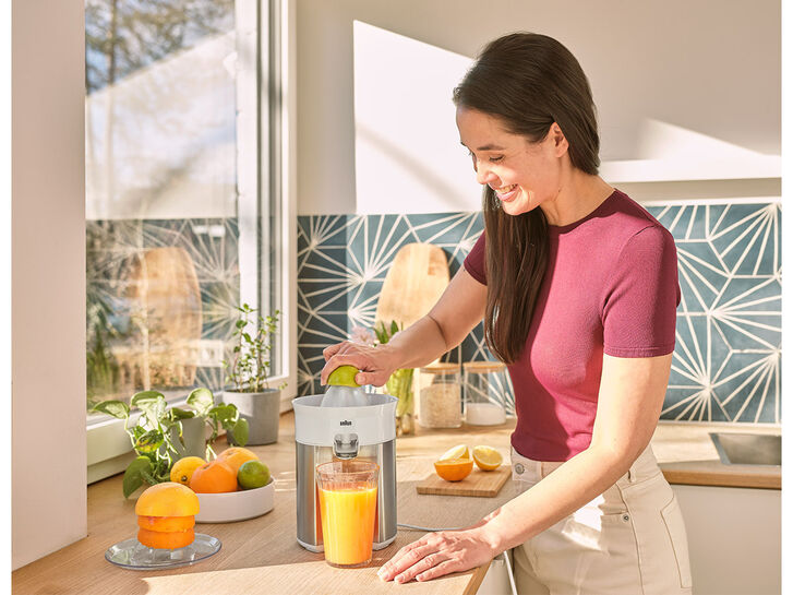 Braun orange outlet juicer