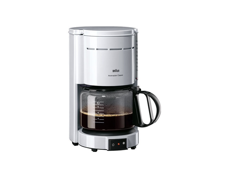 haat Mitt goedkoop Braun Aromaster Classic filterkoffieapparaat KF 47/1 wit