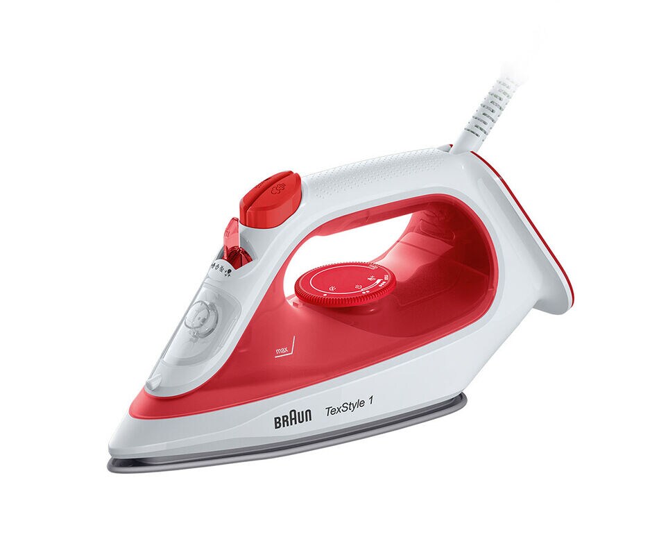 Plancha de vapor TexStyle1SI1019 roja/blanca