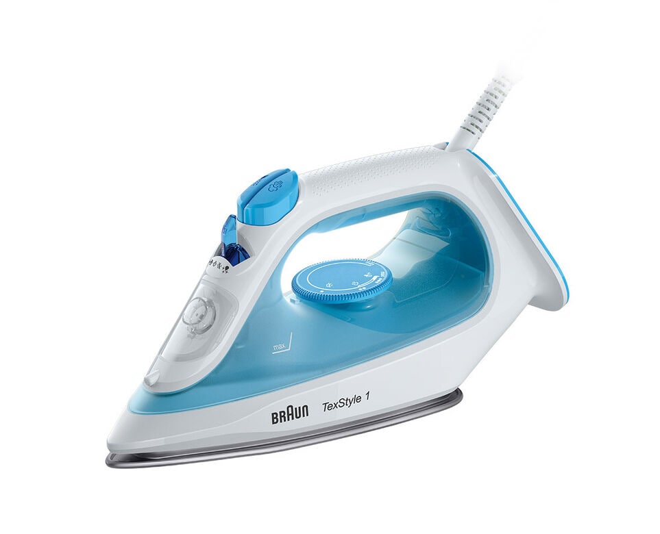 Plancha de vapor TexStyle1SI1050 azul/blanca